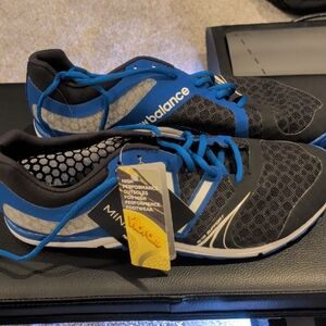 New Balance Black and Blue Performance Sneakers